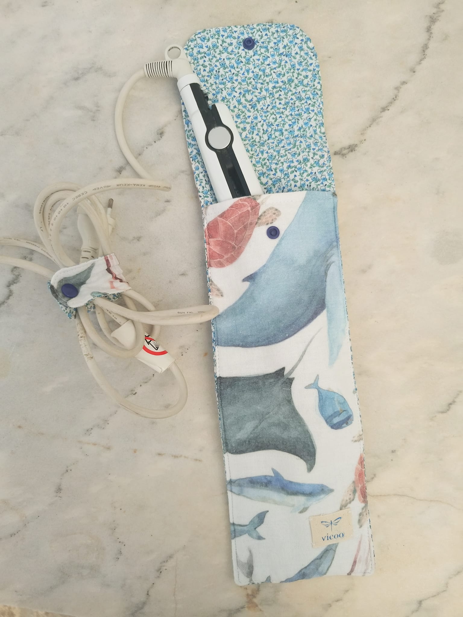 Funda Plancha con Recogecables
